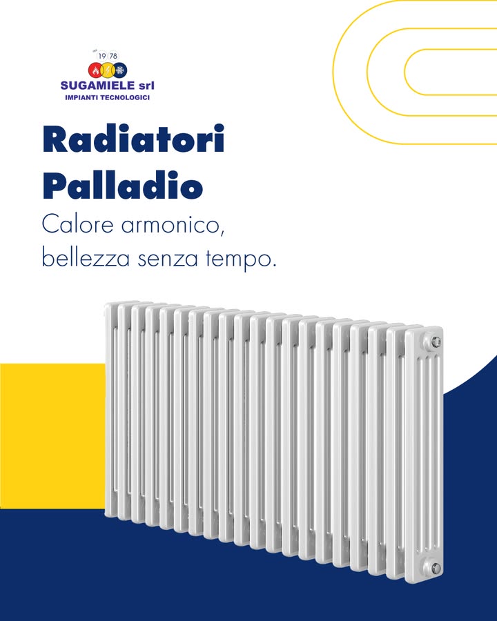 Palladio: il radiatore che unisce design e prestazioni.
Perfetto per casa